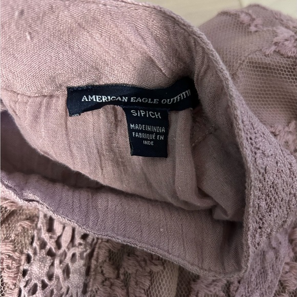 American Eagle Outfitters Fairycore Boho Festival Bell Sleeve Top Small - Picture 9 of 15